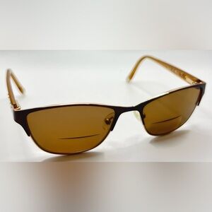 Cafe Boutique CB1028 Brown Oval Sunglasses Frames Only